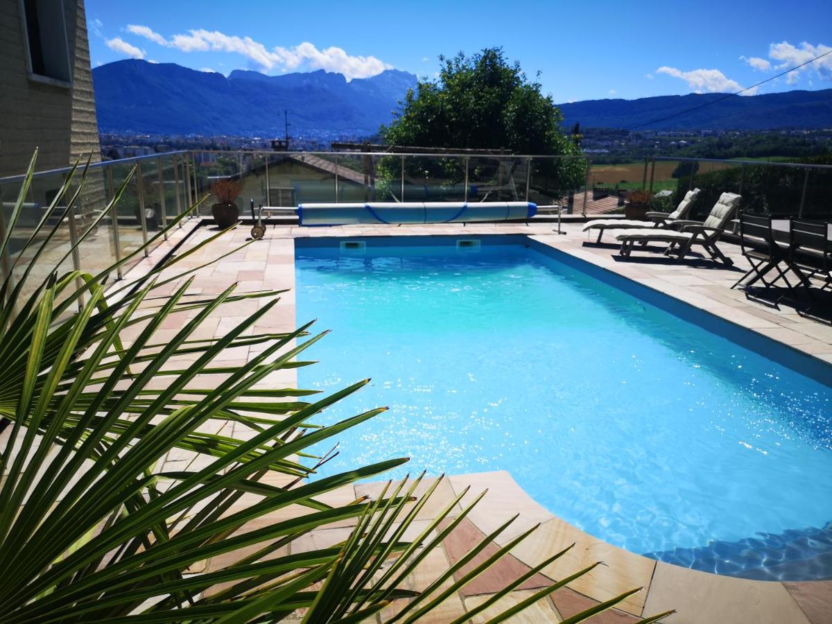 Poisy Studio Bellevue Appart Independant Renove 2024 Piscine Parking Proche Centre Annecy מראה חיצוני תמונה